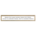 41x7 Thin Oak | White Canvas