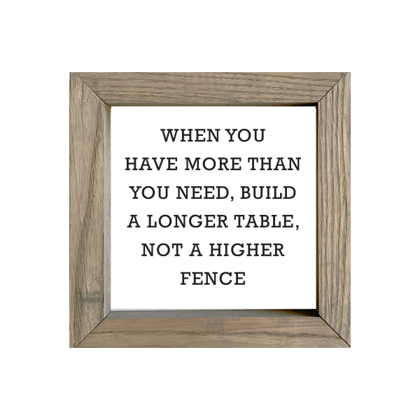 8x8 Thin Oak | White Canvas