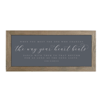 16x7 Thin Oak | Charcoal Canvas