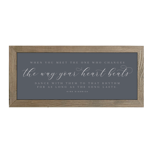 16x7 Thin Oak | Charcoal Canvas