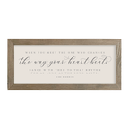 16x7 Thin Oak | Natural Canvas