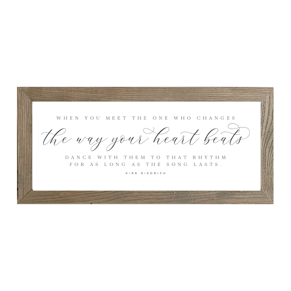 16x7 Thin Oak | White Canvas