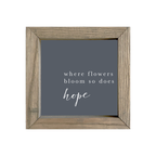 8x8 Thin Oak | Charcoal Canvas