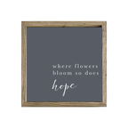 16x16 Thin Oak | Charcoal Canvas