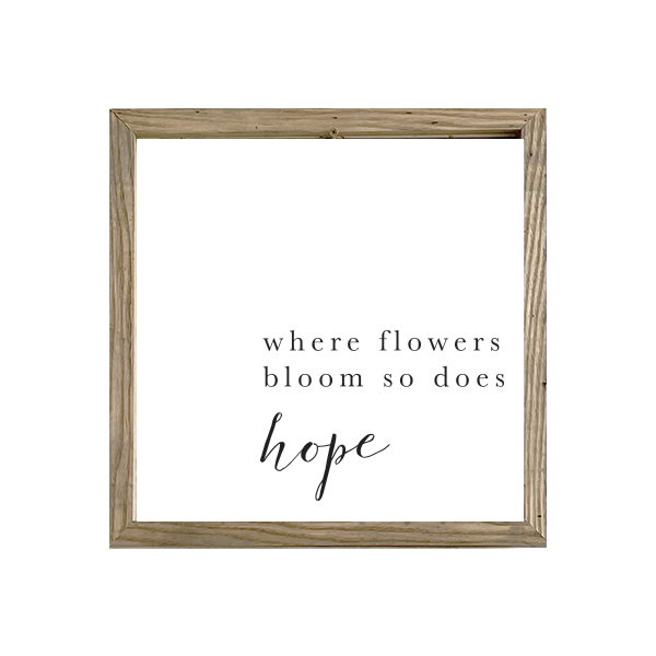 16x16 Thin Oak | White Canvas