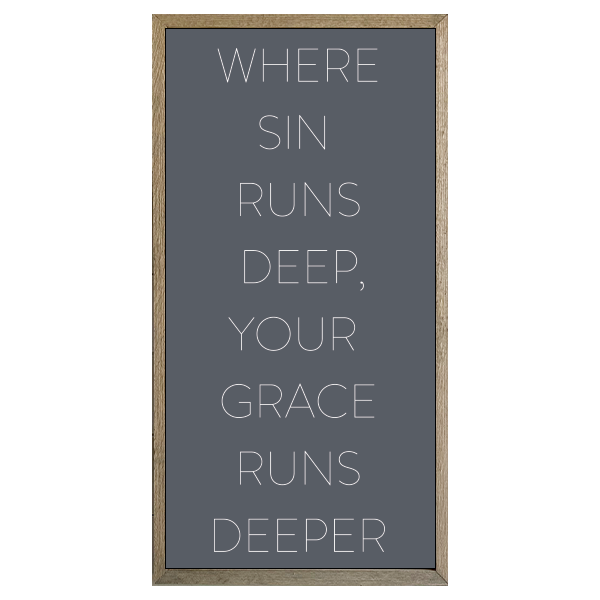 35x18 Thin Oak | Charcoal Canvas