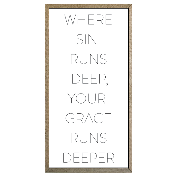 35x18 Thin Oak | White Canvas