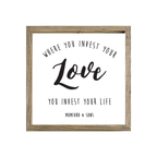 16x16 Thin Oak | White Canvas