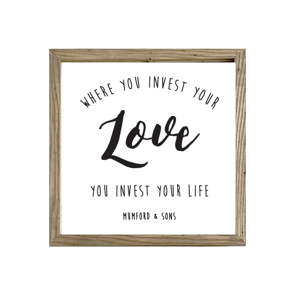 16x16 Thin Oak | White Canvas