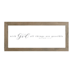 16x7 Thin Oak | White Canvas