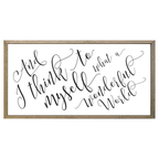 35x18 Thin Oak | White Canvas