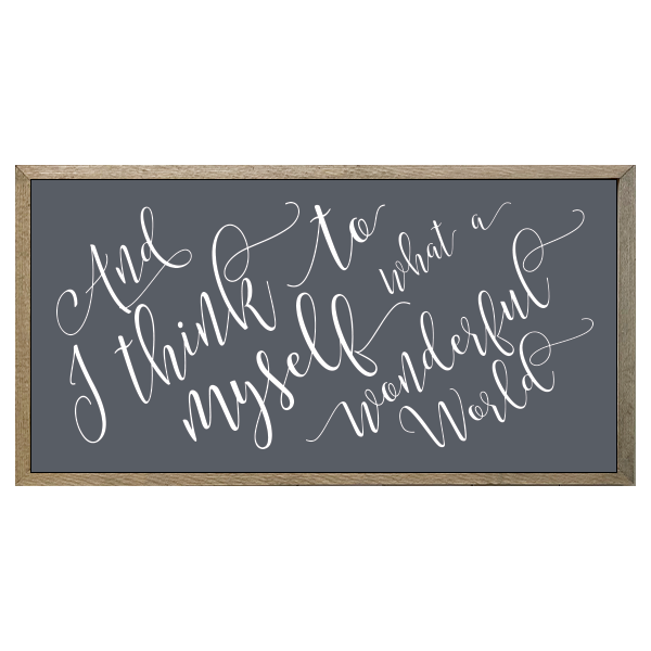 35x18 Thin Oak | Charcoal Canvas