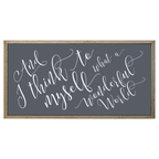 35x18 Thin Oak | Charcoal Canvas