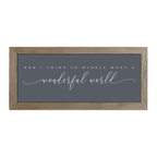 16x7 Thin Oak | Charcoal Canvas