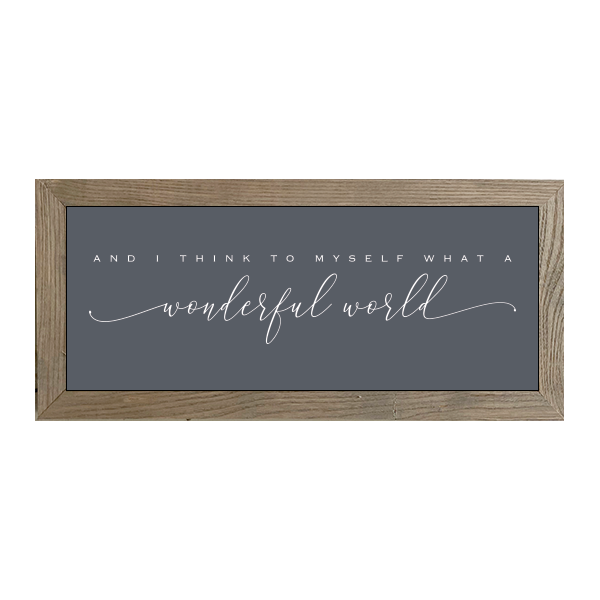 16x7 Thin Oak | Charcoal Canvas