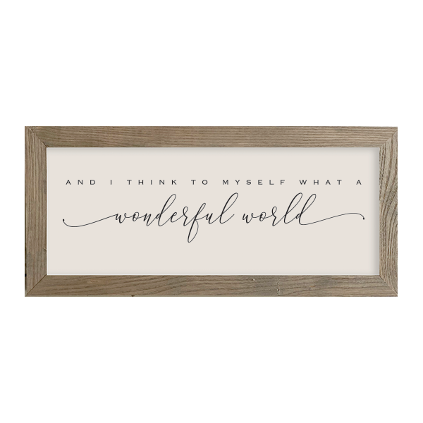 16x7 Thin Oak | Natural Canvas