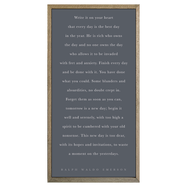 35x18 Thin Oak | Charcoal Canvas