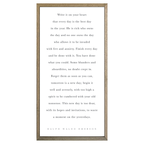 35x18 Thin Oak | White Canvas