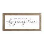 16x7 Thin Oak | White Canvas