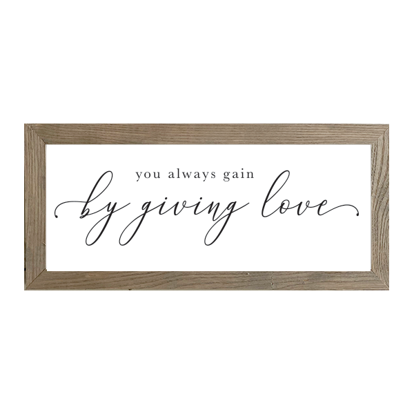 16x7 Thin Oak | White Canvas