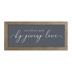 16x7 Thin Oak | Charcoal Canvas