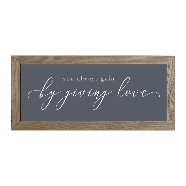 16x7 Thin Oak | Charcoal Canvas