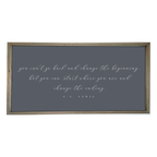 24x48 Thin Oak | Charcoal Canvas