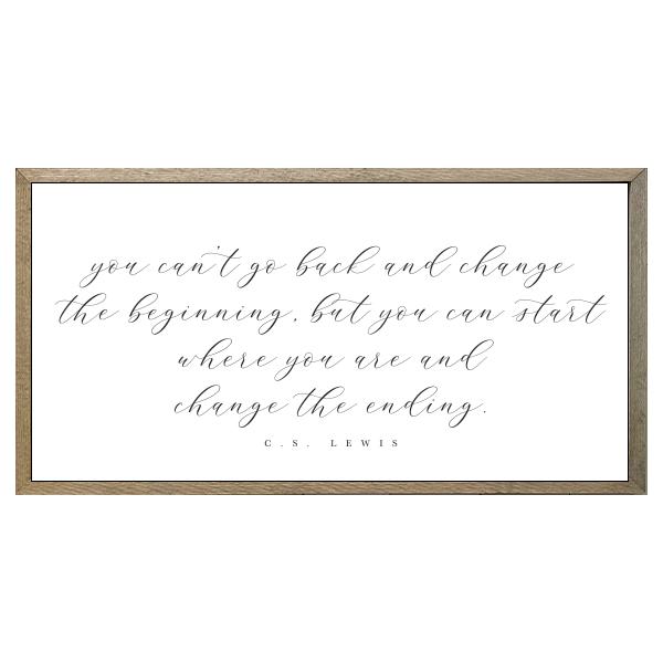 35x18 Thin Oak | White Canvas