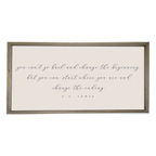 24x48 Thin Oak | Natural Canvas