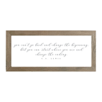 16x7 Thin Oak | White Canvas