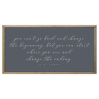 35x18 Thin Oak | Charcoal Canvas