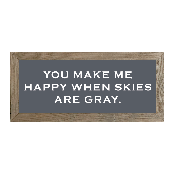 16x7 Thin Oak | Charcoal Canvas