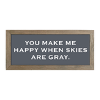 16x7 Thin Oak | Charcoal Canvas