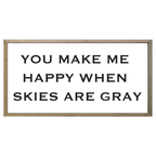 35x18 Thin Oak | White Canvas