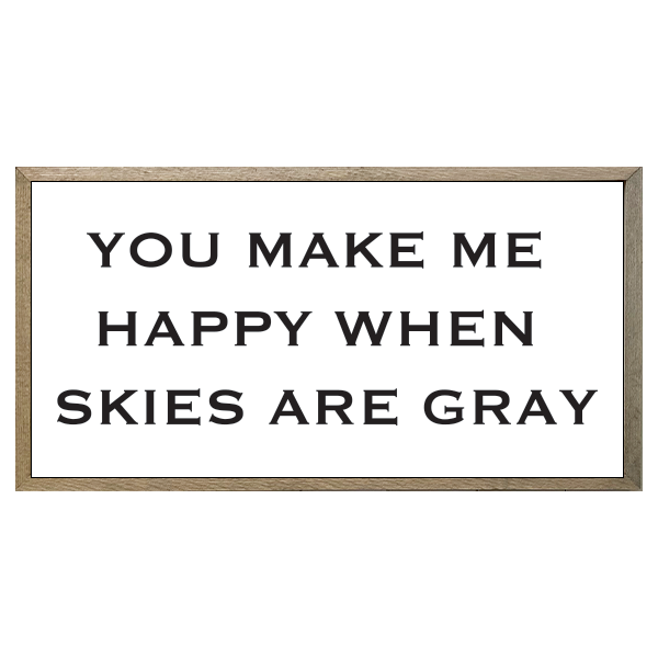 35x18 Thin Oak | White Canvas