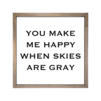 24x24 Thin Oak | White Canvas