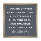 28x28 Thin Oak | Natural Canvas