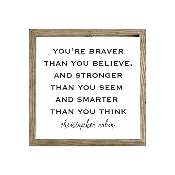 16x16 Thin Oak | White Canvas