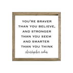 16x16 Thin Oak | White Canvas