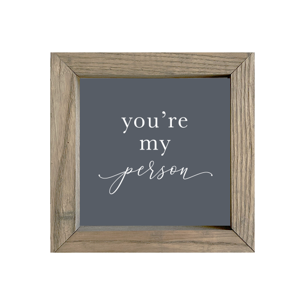 8x8 Thin Oak | Charcoal Canvas