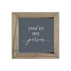 8x8 Thin Oak | Charcoal Canvas