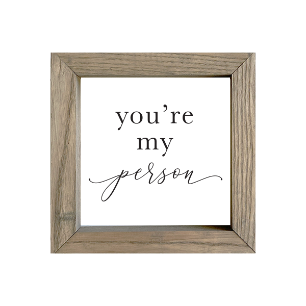 8x8 Thin Oak | White Canvas