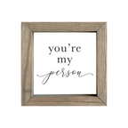 8x8 Thin Oak | White Canvas