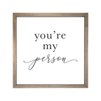 24x24 Thin Oak | White Canvas