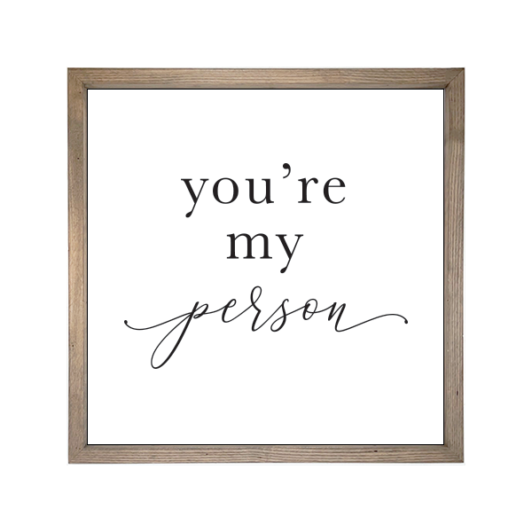 24x24 Thin Oak | White Canvas