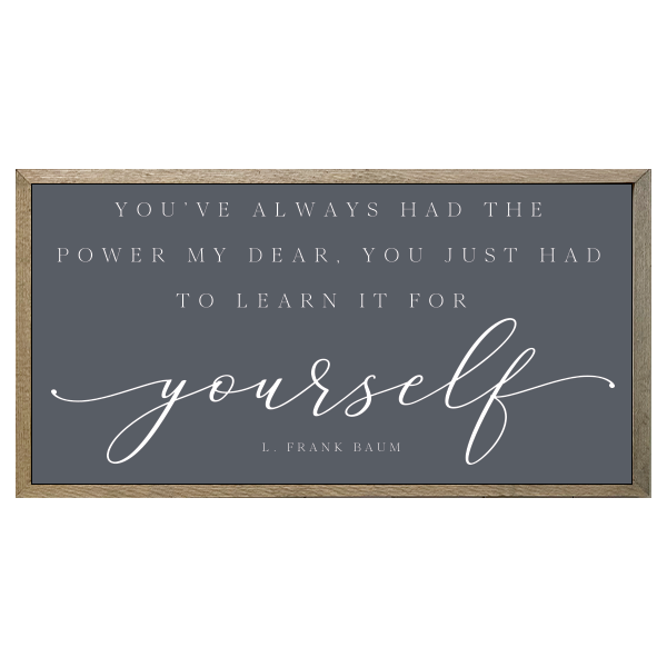 35x18 Thin Oak | Charcoal Canvas