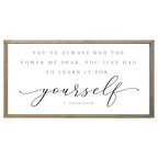 35x18 Thin Oak | White Canvas