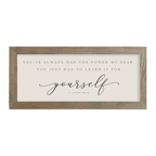 16x7 Thin Oak | Natural Canvas